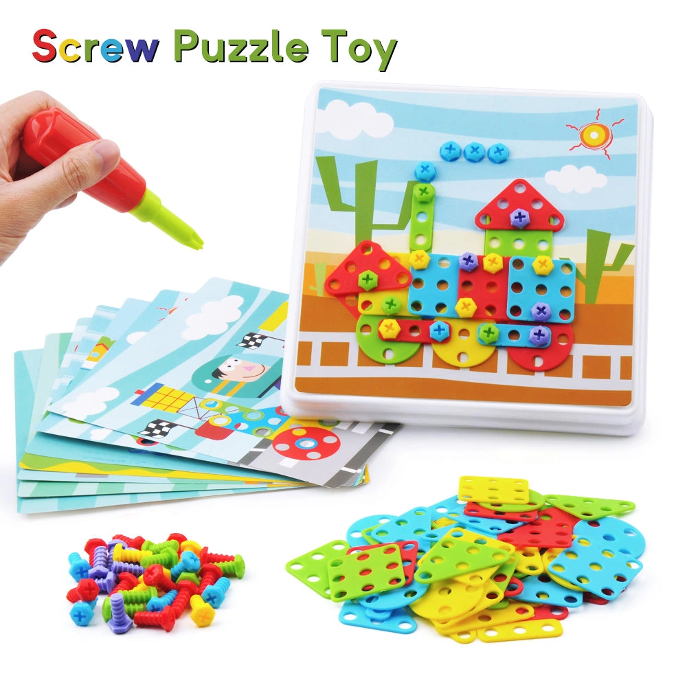 Shape & Color Fun: Toddler Pegboard Puzzle - Boost Brains & Skills! STEM Learning Game!