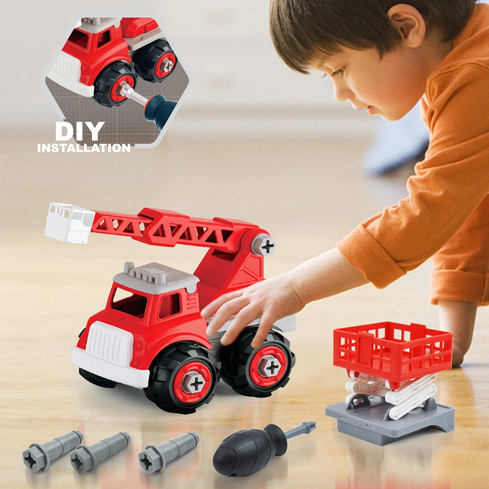 Build & Rescue Fun Kit: Fire Truck Adventure for Little Hands! DIY Learning & Play!